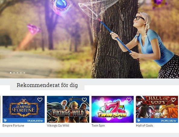 Sverigeautomaten - 100 % + 100 freespins - Svenskacasinotoppen.se